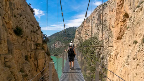 5. Crossing the Suspension Bridge